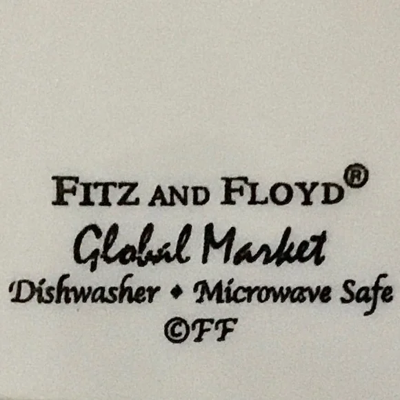 2 New Fitz and Floyd ‘Global Market’ 6.5” Party Plates - Picture 7 of 11